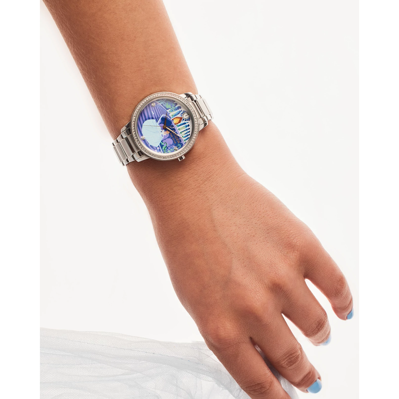 Reloj Citizen Azul Cinderella Disney Princess Boxed Set FE7041-51W | Elegancia relojería